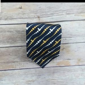 Walt Disney Mickey Mouse 100% Silk Navy Tie